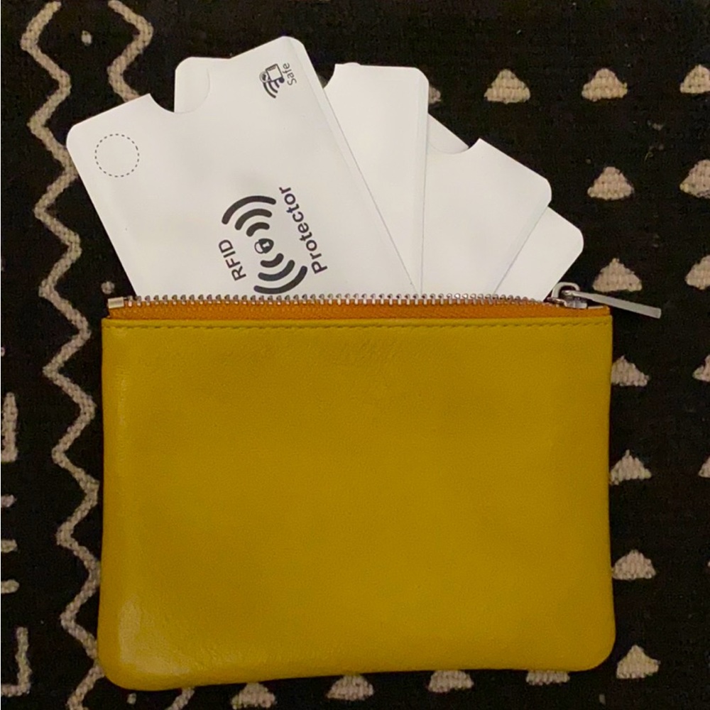 Genuine Leather RFID Pouch